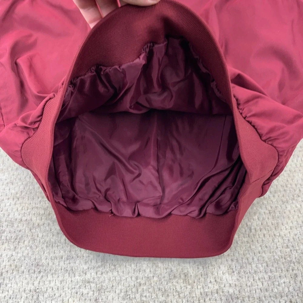 Virginia Teck Hokies Jacket Vest Men Large Pullover Windbreaker Golf‎ Y2K Maroon